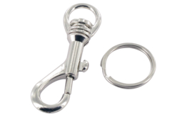 Mosquetones plateados + anillos - 2 piezas - Llaveros – 10doigts.fr - 2