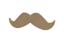 moustache en bois - Supports plats en bois - 10doigts.fr
