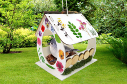 nichoir mangeaoire maison - Nichoirs, mangeoires en bois - 10doigts.fr - 2