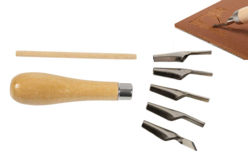 Herramienta de Linograbado 5 gubias - Linogravura – 10doigts.fr