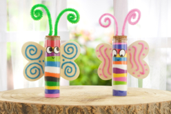 Papillon à remplir de sable coloré - Sable créatif - 10doigts.fr - 2