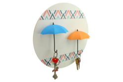 parapluie porte clés déco - Plastique Opaque - 10doigts.fr