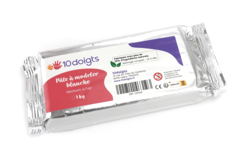 pâte à modeler blanche 10 doigts 1 kg - Pâtes à modeler autodurcissantes - 10doigts.fr - 2