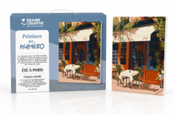 Pintura por números 30 x 40 cm - Verano en París - Peinture aux numéros : découvrez l'art du tableau numéroté pour tous - 10doigts.fr