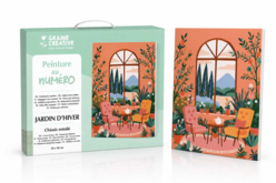 Pintura por números - Jardín de invierno - Peinture aux numéros : découvrez l'art du tableau numéroté pour tous - 10doigts.fr