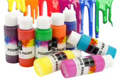 peinture pouring 60 ml prêt à l'emploi - Peinture acrylique fluide (pouring) - 10doigts.fr