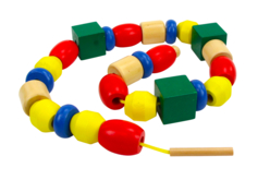 abalorios de madera niños - Cuentas infantiles - 10doigts.fr