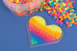 abalorios para planchar fluo translúcidos - Abalorios para planchar 5 mm - 10doigts.fr