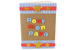 petit carnet kraft papa - Albums et carnets - 10doigts.fr - 2