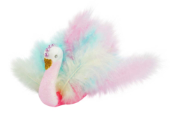petit cygne avec plumes - Animaux en polystyrène - 10doigts.fr - 2