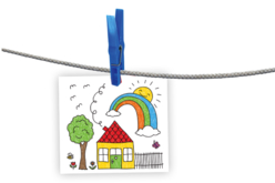 Plastic Clothespins - 6 Pieces - 1 - Adhesive Accessories - 10doigts.com - Adhesive Accessories - 10doigts.fr