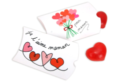 pochette cadeau maman - Boîtes et corbeilles en carton - 10doigts.fr - 2