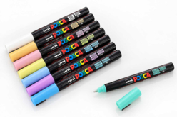 Posca "soft" Pouch - Calibrated fineliners for precise drawing - 10doigts.fr