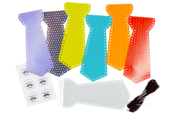 pochettes bonbons cravates - Kits activités fête des pères - 10doigts.fr - 2