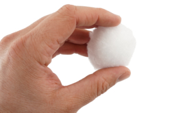 pompons blanc 4 cm - Pompons pour bricolage créatif - 10doigts.fr - 2