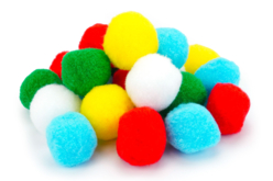 pompons géants - Pompons pour bricolage créatif - 10doigts.fr
