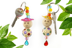 Drop Charms - 8 Pieces - 2 - Charms, Pendants - 10doigts.com - Charms, Pendants - 10doigts.fr