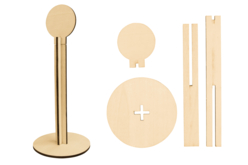 Porte Essuie-Tout en bois à monter  - Objets bois pour la cuisine - 10doigts.fr - 2