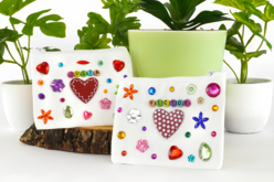 Porte-monnaie strass pour la fête des mères - Sacs, trousses en tissu - 10doigts.fr - 2