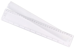 règle millimétrée en plastique - Plastique Transparent - 10doigts.fr - 2