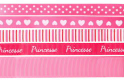 rubans en camaieu princesse - Nœuds et rubans pour toutes vos créations - 10doigts.fr