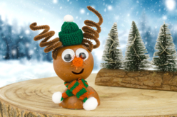 Ruben le Renne de Noël - Petites décorations de Noël - 10doigts.fr - 2