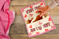 sac à tarte vichy - Coton, lin - Textiles - 10doigts.fr - 2