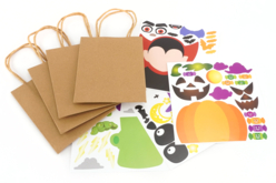 sac bonbons gommettes halloween - Sacs à bonbons Halloween - 10doigts.fr - 2