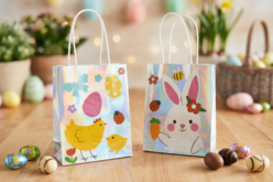Sac de Pâques holographique - Papeles de regalo y bolsas - 10doigts.fr