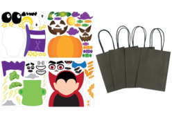 sacs firandises personnages d'halloween - Sacs à bonbons Halloween - 10doigts.fr - 2