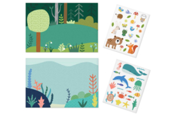 Animal Scene Stickers + Decor - Choose Your Theme - 2 - Creative Sticker Kits - 10doigts.com - Creative Sticker Kits - 10doigts.fr