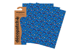 Set de 3 hojas Decopatch N° 908 - Papiers Décopatch - 10doigts.fr - 2