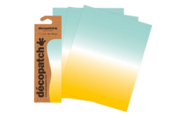 Set de 3 hojas Décopatch N° 921 - Papel DECOPATCH - 10doigts.fr