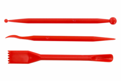 Set de 3 outils de modelage pâte à modeler - Outils de Modelage - 10doigts.fr
