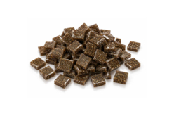 Set de 300 Mosaicos 1 x 1 cm marrón chocolate - Mosaicos de vidrio - 10doigts.fr