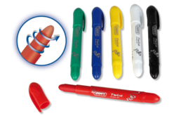 Set de 6 crayons TWIST à la cire pour maquillage - Maquillage créatif pour enfants - 10doigts.fr