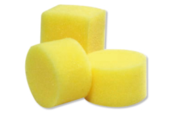 Set de 6 éponges à peindre, formes assorties - Tampons mousse, éponges - 10doigts.fr