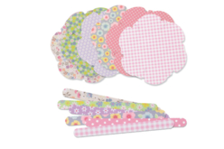 Set de 6 paniers fleuris - Paniers de Pâques - 10doigts.fr - 2