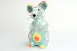 ratón gris - Animales de poliestireno - 10doigts.fr