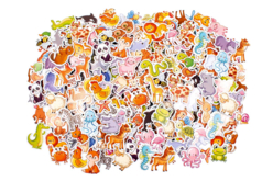 stickers animaux enfants mignons - Des gommettes animaux pour créer et apprendre dès la maternelle - 10doigts.fr