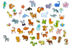 stickers animaux enfants pas cher - Des gommettes animaux pour créer et apprendre dès la maternelle - 10doigts.fr - 2