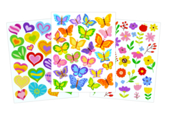 Stickers pour supports lisses - 3 planches - Les nouveautés 2026 - 10doigts.fr