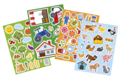 stickers vitrostatiques pour fenêtres - Gommettes pédagogiques : apprendre, grandir et s'éveiller par le jeu - 10doigts.fr