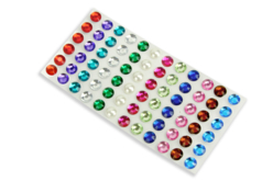 strass ronds colorés - Strass autocollants - 10doigts.fr - 2