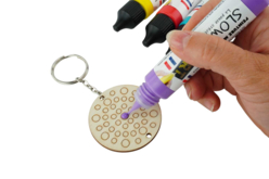 bolígrafo 3d violeta - Pintura en relieve - 10doigts.fr