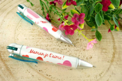 Stylo "Bonne fête maman" - Messages célébrations - 10doigts.fr - 2
