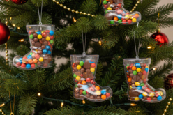 suspensions bottes de noel à garnir - Formes à garnir - Plastique - 10doigts.fr - 2