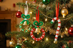 suspensions noel perles tripod - Petites décorations de Noël - 10doigts.fr - 2