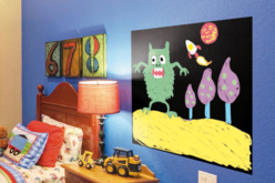 Black Adhesive Board - 2 - Chalks, Boards, Slates - 10doigts.com - Chalks, Boards, Slates - 10doigts.fr