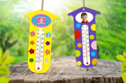 Thermomètre à personnaliser - Kits animaux et nature - 10doigts.fr - 2